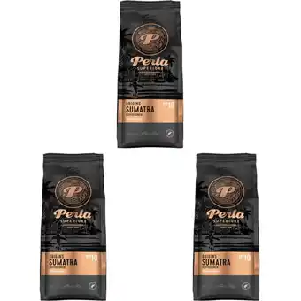 Albert Heijn Perla Superiore Origins Sumatra koffiebonen 3-pack aanbieding