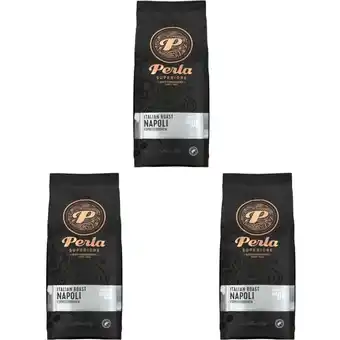 Albert Heijn Perla Superiore Italian Napoli espressobonen 3-pack aanbieding