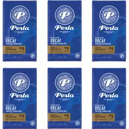Albert Heijn Perla Huisblends Decaf snelfiltermaling 6-pack aanbieding