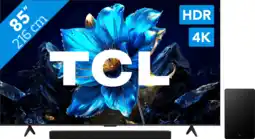 Coolblue TCL 85 QLED P71K 4K (2025) + TCL Q75H aanbieding