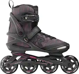 Bol.com ROCES Inlineskates Dames WEFT THREAD W 84 - Zwart/Roze 38 aanbieding