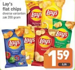 Dagwinkel Lay's flat chips aanbieding