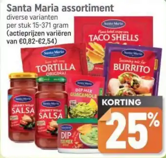 Dagwinkel Santa Maria assortiment aanbieding