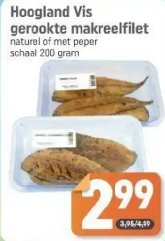 Dagwinkel Hoogland Vis gerookte makreelfilet naturel of met aanbieding