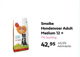Plein.nl Smolke Hondenvoer Adult Medium 12 + aanbieding