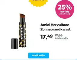 Plein.nl Amici Hervulbare Zonnebrandkwast aanbieding
