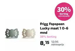 Plein.nl Frigg Fopspeen Lucky maat 10-6 mnd aanbieding