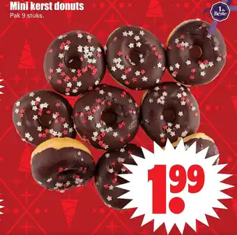 Dirk Mini kerst  donuts aanbieding