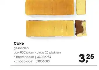 HANOS Cake Gesneden aanbieding