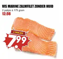 De Boerenschuur Vis marine zalmfilet zonder huid aanbieding
