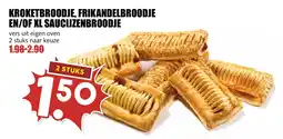 De Boerenschuur Kroketbroodje, frikandelbroodje en of xl saucijzenbroodje aanbieding