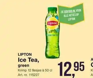 Bidfood Lipton Ice Tea, Green aanbieding