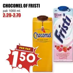 De Boerenschuur Chocomel of fristi aanbieding