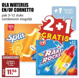 De Boerenschuur Ola waterijs en/of cornetto aanbieding