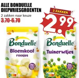 De Boerenschuur Alle bonduelle diepvriesgroenten aanbieding