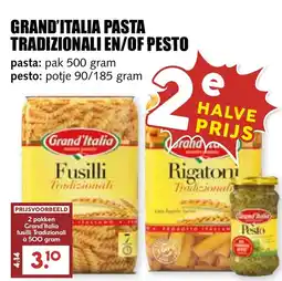 De Boerenschuur Grand'italia pasta tradizionali en of pesto aanbieding