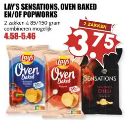 De Boerenschuur Lay's sensations, oven baked en/of popworks aanbieding