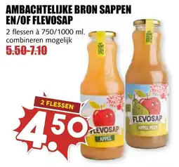De Boerenschuur Ambachtelijke bron sappen en/of flevosap aanbieding