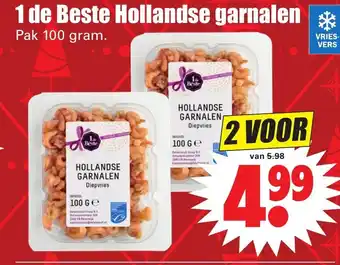 Dirk 1 de Beste Hollandse garnalen 100g aanbieding