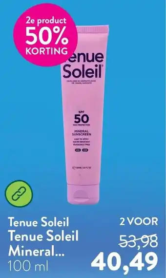 Holland & Barrett Tenue Soleil Mineral Sunscreen aanbieding