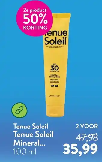 Holland & Barrett Tenue Soleil Mineral Suncreen aanbieding