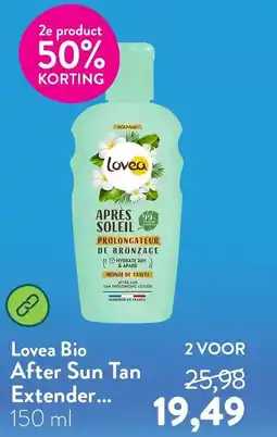 Holland & Barrett Lovea Bio After Sun Tan Extender aanbieding