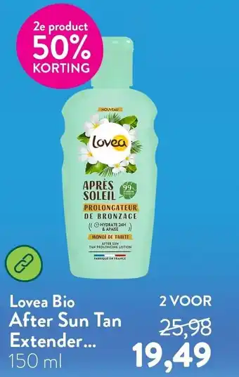 Holland & Barrett Lovea Bio After Sun Tan Extender aanbieding