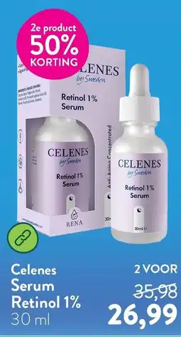 Holland & Barrett Celenes Serum Retinol 1% aanbieding