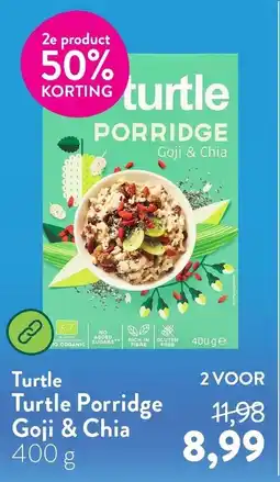 Holland & Barrett Turtle Porridge Goji & Chia aanbieding