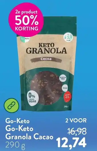 Holland & Barrett Go-Keto Granola Cacao aanbieding