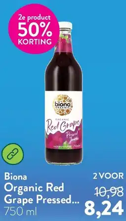Holland & Barrett Biona Organic Red Grape Pressed aanbieding