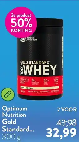 Holland & Barrett Optimum Nutrition Gold Standard aanbieding