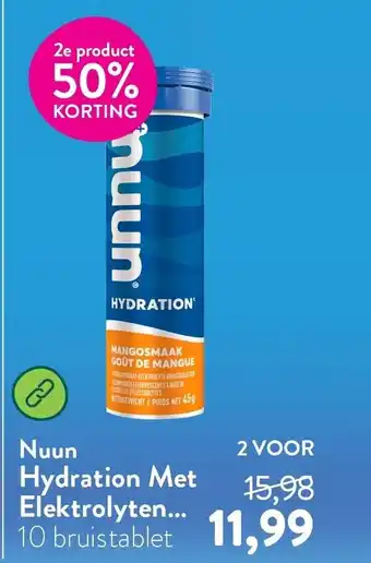 Holland & Barrett Nuun Hydration Met Elektrolyten aanbieding