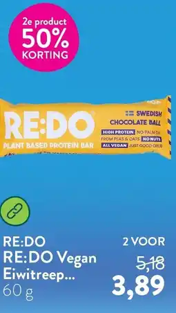 Holland & Barrett RE:DO Vegan Eiwitreep aanbieding