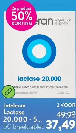 Holland & Barrett Intoleran Lactase 20.000 aanbieding
