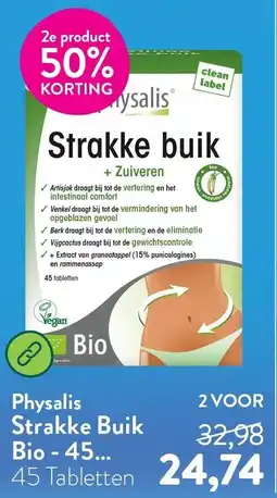 Holland & Barrett Physalis Strakke Buik Bio aanbieding