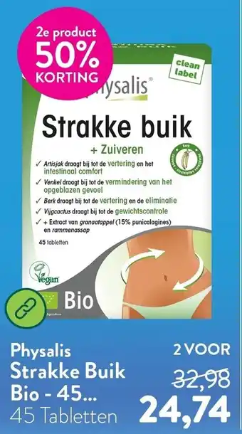 Holland & Barrett Physalis Strakke Buik Bio aanbieding