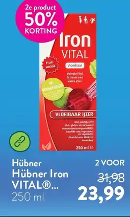 Holland & Barrett Hübner Hübner Iron VITAL aanbieding