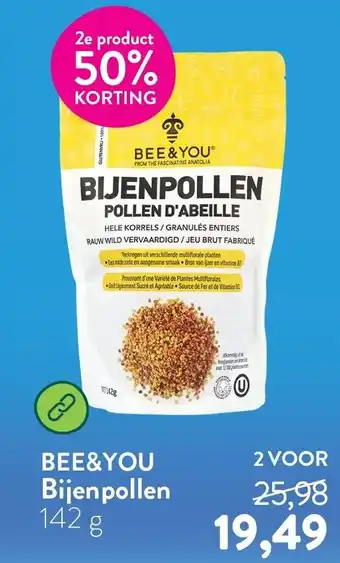Holland & Barrett BEE&YOU Bijenpollen aanbieding