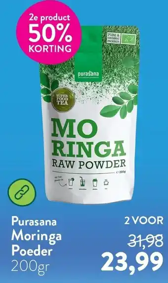 Holland & Barrett Purasana Moringa Poeder aanbieding