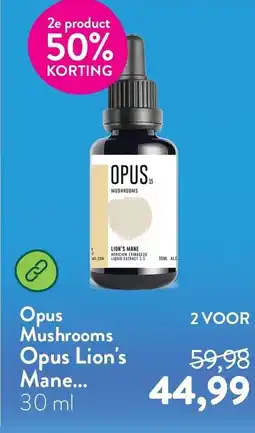 Holland & Barrett Opus Mushrooms Opus Lion's Mane aanbieding