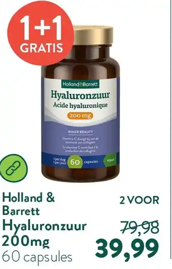 Holland & Barrett Holland & Barrett Hyaluronzuur aanbieding