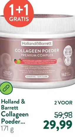Holland & Barrett Holland & Barrett Collageen Poeder aanbieding