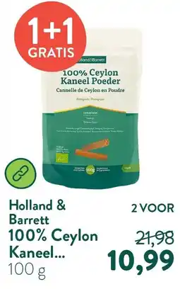 Holland & Barrett Holland & Barrett 100% Ceylon Kaneel aanbieding