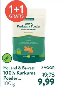 Holland & Barrett Holland & Barrett 100% Kurkuma Poeder aanbieding