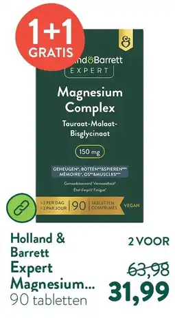 Holland & Barrett Holland & Barrett Expert Magnesium aanbieding