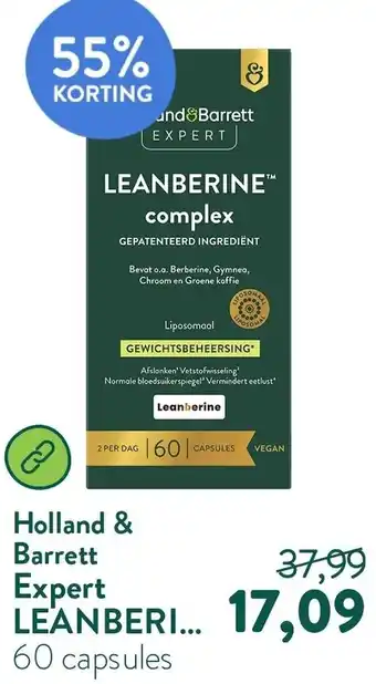 Holland & Barrett Holland & Barrett Expert LEANBERINE complex aanbieding