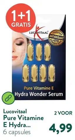 Holland & Barrett Lucovitaal Pure Vitamine E Hydra Wonder Serum aanbieding