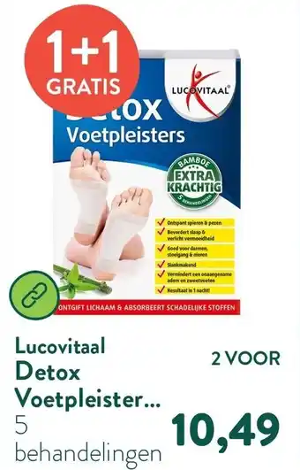 Holland & Barrett Lucovitaal Detox Voetpleister aanbieding