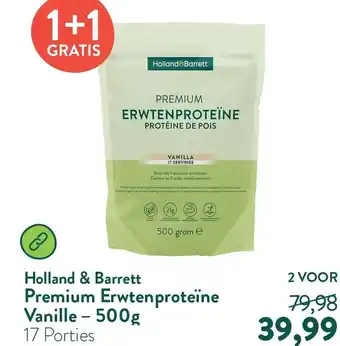 Holland & Barrett Holland & Barrett Premium Erwtenproteïne aanbieding